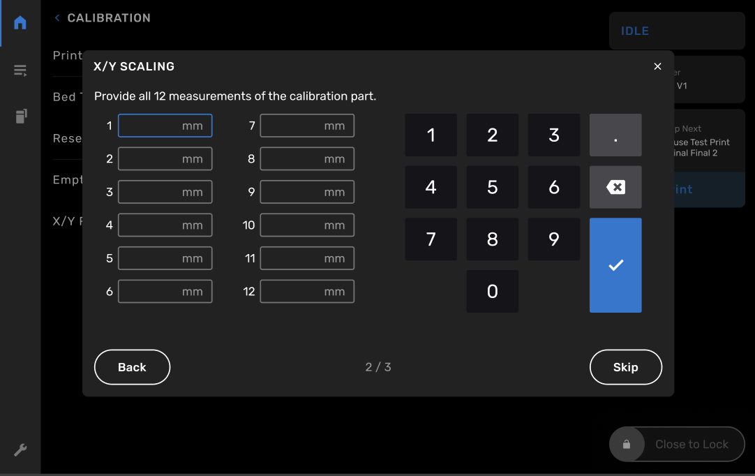 X/Y 轴缩放（Fuse 1 代打印机）